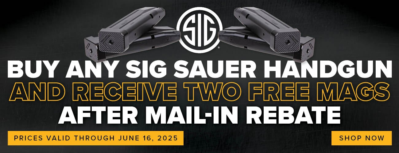 SIG Rebate: Two Free Mags with Purchase